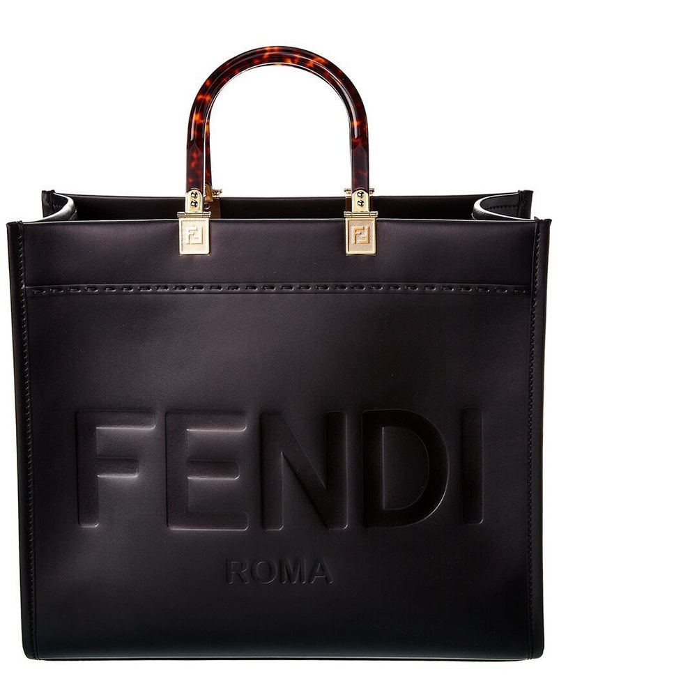 FENDI Sunshine Medium Leather Tote 
Made in Italy.  Like new